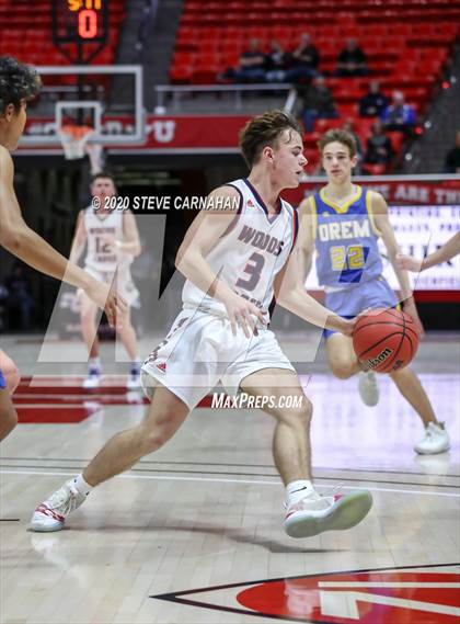 Thumbnail 3 in Orem vs. Woods Cross (UHSAA Quarter Final) photogallery.