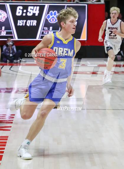 Thumbnail 2 in Orem vs. Woods Cross (UHSAA Quarter Final) photogallery.