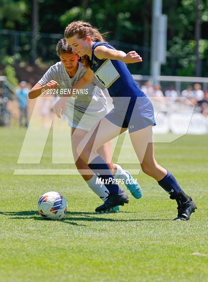 Thumbnail 3 in Central Fellowship Christian Academy vs. Westminster Christian Academy (GIAA 2A Championship) photogallery.