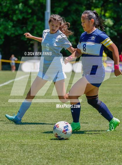 Thumbnail 3 in Central Fellowship Christian Academy vs. Westminster Christian Academy (GIAA 2A Championship) photogallery.