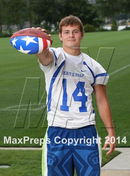 Thumbnail 3 in Seattle Prep (USA Football/MaxPreps Media Day Event) photogallery.
