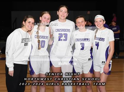 Thumbnail 3 in Wickenburg @ Northwest Christian (Senior Night) photogallery.