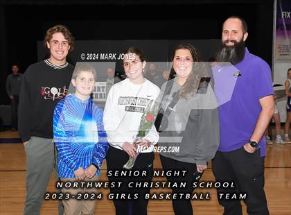 Thumbnail 2 in Wickenburg @ Northwest Christian (Senior Night) photogallery.