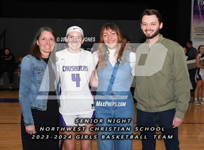 Thumbnail 2 in Wickenburg @ Northwest Christian (Senior Night) photogallery.