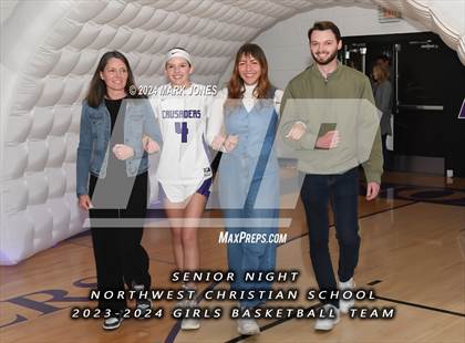 Thumbnail 3 in Wickenburg @ Northwest Christian (Senior Night) photogallery.