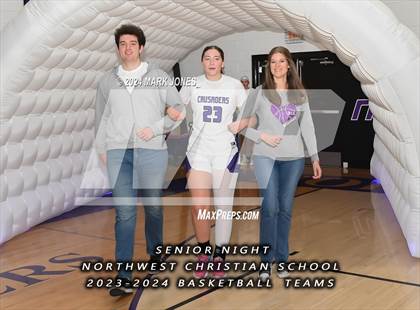 Thumbnail 2 in Wickenburg @ Northwest Christian (Senior Night) photogallery.