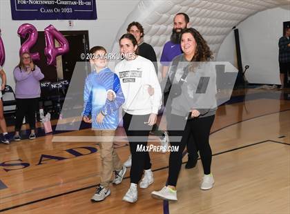 Thumbnail 2 in Wickenburg @ Northwest Christian (Senior Night) photogallery.