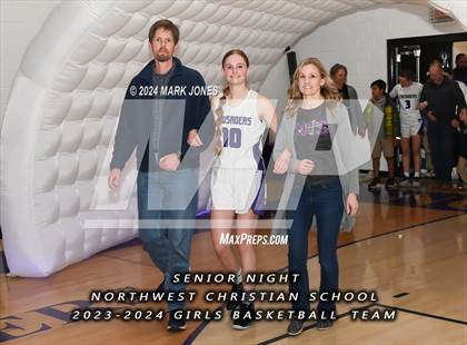 Thumbnail 1 in Wickenburg @ Northwest Christian (Senior Night) photogallery.