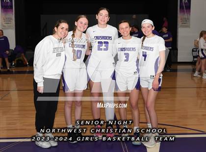 Thumbnail 1 in Wickenburg @ Northwest Christian (Senior Night) photogallery.