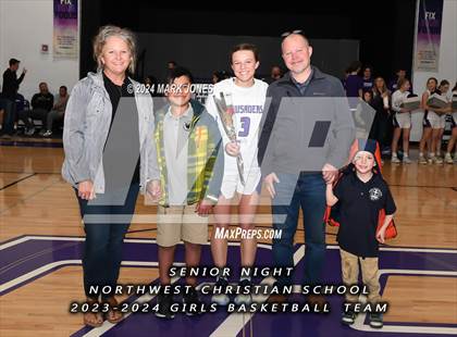 Thumbnail 1 in Wickenburg @ Northwest Christian (Senior Night) photogallery.