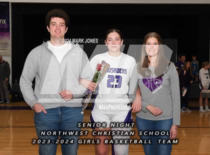 Thumbnail 1 in Wickenburg @ Northwest Christian (Senior Night) photogallery.