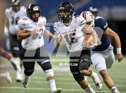 Thumbnail 3 in Lake Travis vs. Atascocita (UIL 6A Division 1 Semifinal) photogallery.