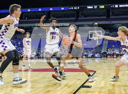 Thumbnail 1 in Thrall vs. Shelbyville (UIL 2A Basketball Semifinal) photogallery.