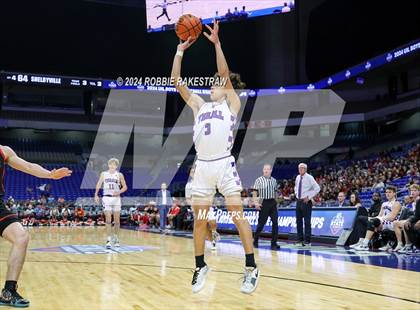 Thumbnail 3 in Thrall vs. Shelbyville (UIL 2A Basketball Semifinal) photogallery.