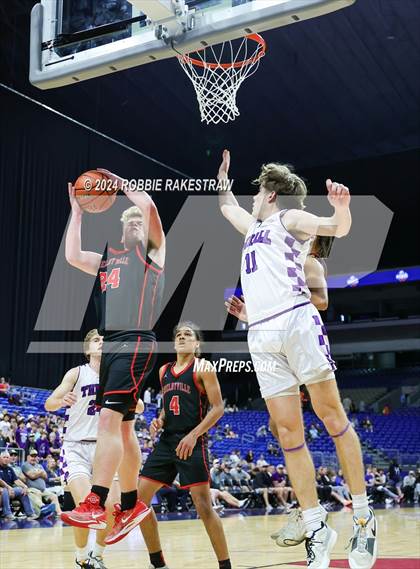 Thumbnail 2 in Thrall vs. Shelbyville (UIL 2A Basketball Semifinal) photogallery.