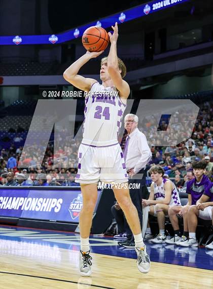 Thumbnail 3 in Thrall vs. Shelbyville (UIL 2A Basketball Semifinal) photogallery.