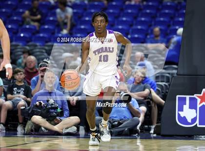 Thumbnail 3 in Thrall vs. Shelbyville (UIL 2A Basketball Semifinal) photogallery.