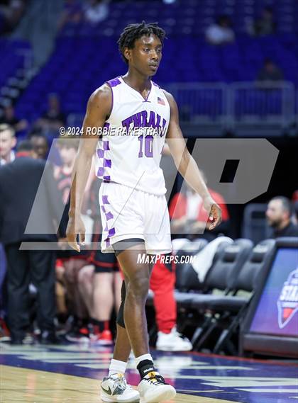 Thumbnail 2 in Thrall vs. Shelbyville (UIL 2A Basketball Semifinal) photogallery.