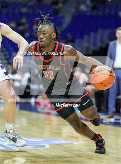 Thumbnail 3 in Thrall vs. Shelbyville (UIL 2A Basketball Semifinal) photogallery.