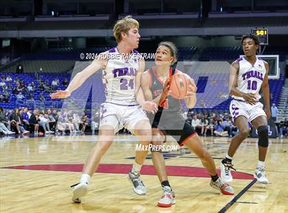 Thumbnail 3 in Thrall vs. Shelbyville (UIL 2A Basketball Semifinal) photogallery.