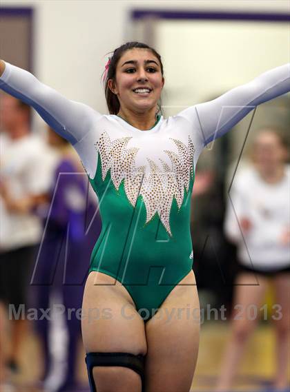 Thumbnail 1 in Varsity Gymnastics Regional photogallery.