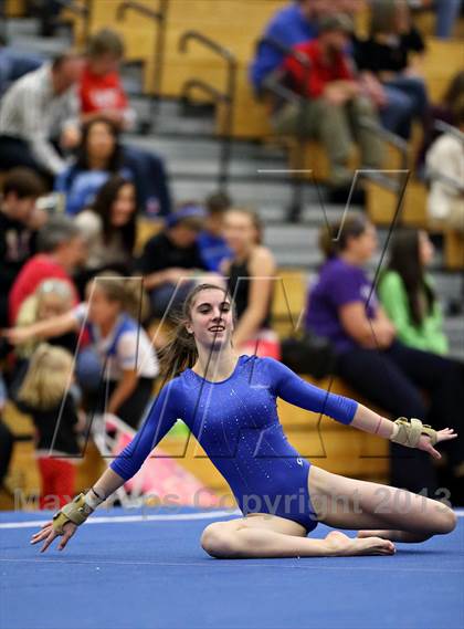 Thumbnail 3 in Varsity Gymnastics Regional photogallery.