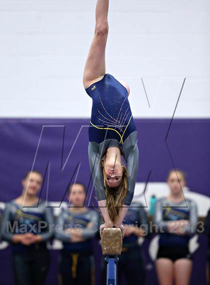 Thumbnail 2 in Varsity Gymnastics Regional photogallery.