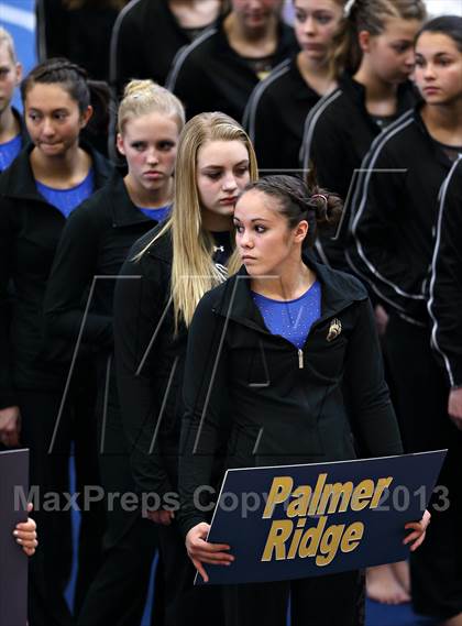 Thumbnail 2 in Varsity Gymnastics Regional photogallery.