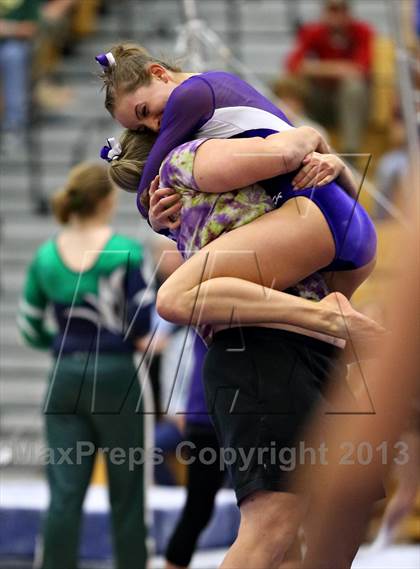 Thumbnail 1 in Varsity Gymnastics Regional photogallery.