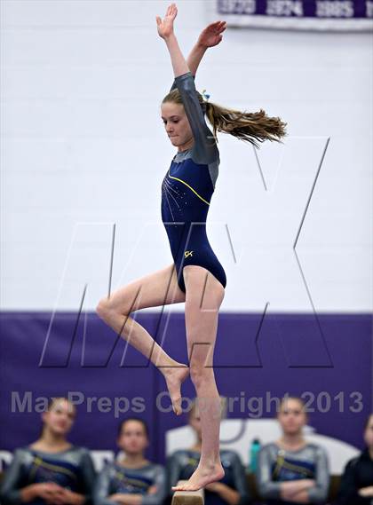 Thumbnail 3 in Varsity Gymnastics Regional photogallery.
