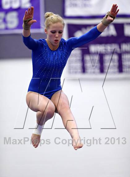 Thumbnail 1 in Varsity Gymnastics Regional photogallery.