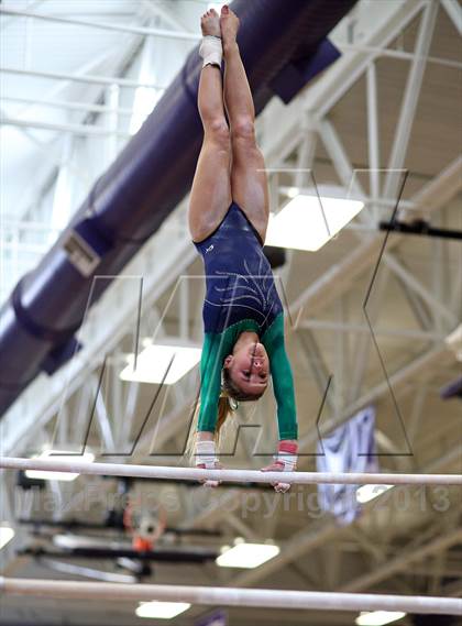 Thumbnail 3 in Varsity Gymnastics Regional photogallery.