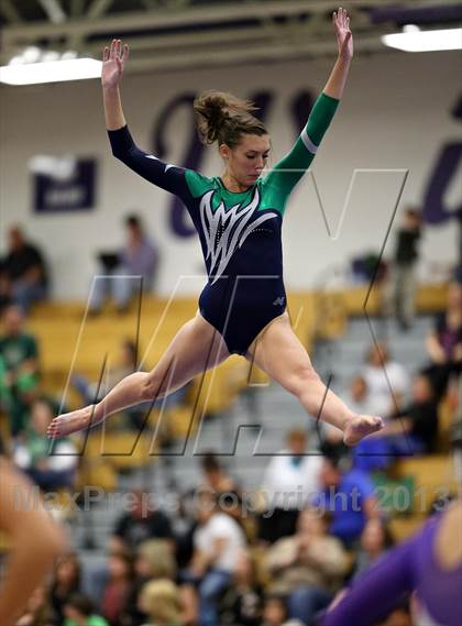 Thumbnail 1 in Varsity Gymnastics Regional photogallery.