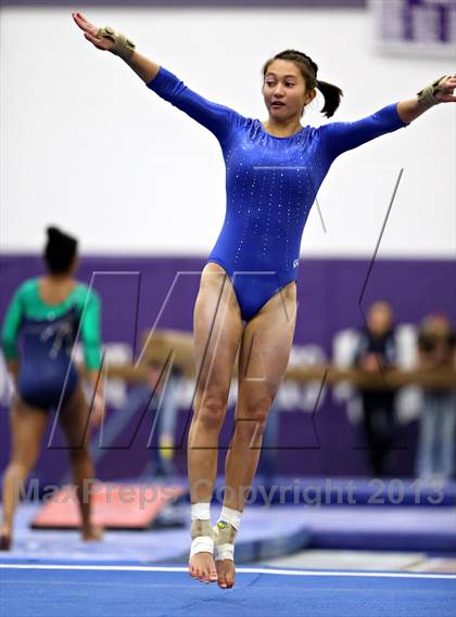 Thumbnail 2 in Varsity Gymnastics Regional photogallery.