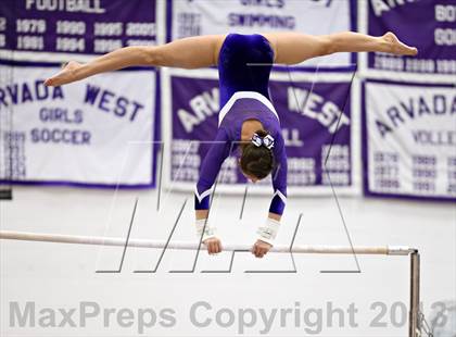 Thumbnail 2 in Varsity Gymnastics Regional photogallery.