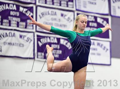 Thumbnail 2 in Varsity Gymnastics Regional photogallery.