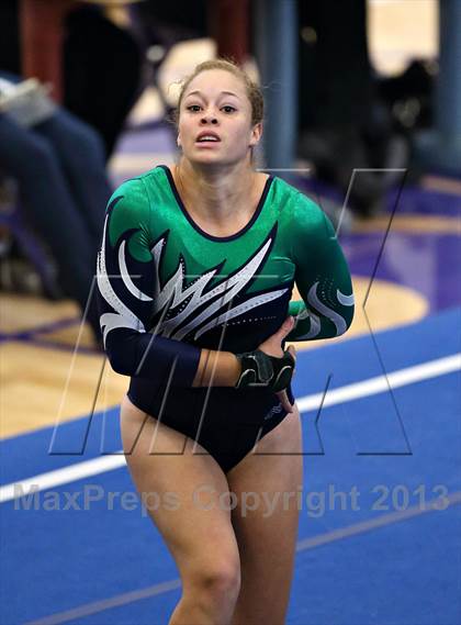 Thumbnail 3 in Varsity Gymnastics Regional photogallery.
