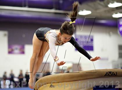 Thumbnail 2 in Varsity Gymnastics Regional photogallery.