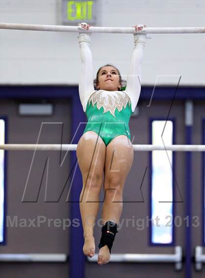 Thumbnail 2 in Varsity Gymnastics Regional photogallery.