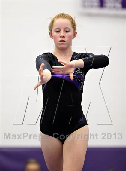 Thumbnail 2 in Varsity Gymnastics Regional photogallery.