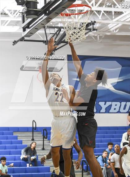 Thumbnail 2 in Fort Bend Elkins vs. Westfield (McDonald's Texas Invitational) photogallery.