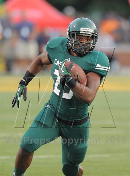 Thumbnail 2 in Cass Tech vs Southfield (Detroit Prep Kickoff Classic) photogallery.