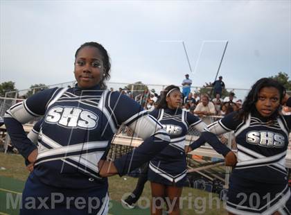 Thumbnail 2 in Cass Tech vs Southfield (Detroit Prep Kickoff Classic) photogallery.