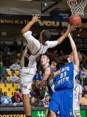 Thumbnail 3 in King William vs Gate City (VHSL A D2 Semifinal) photogallery.