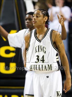 Thumbnail 2 in King William vs Gate City (VHSL A D2 Semifinal) photogallery.