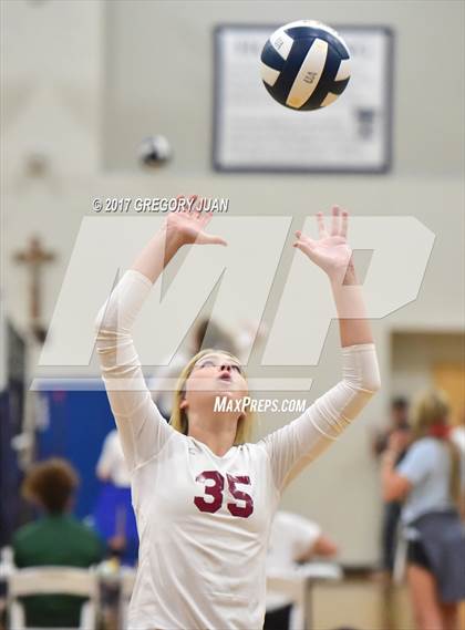 Thumbnail 3 in E.D. White @ Ursuline Academy (Catholic League Tournament) photogallery.