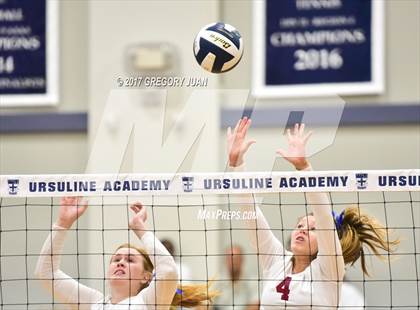 Thumbnail 1 in E.D. White @ Ursuline Academy (Catholic League Tournament) photogallery.