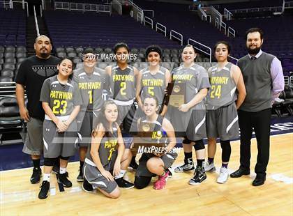 Thumbnail 2 in East Valley Athletes for Christ vs. Sequoia Pathway Academy (CAA D2 Final) photogallery.