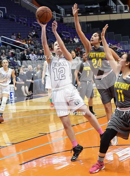 Thumbnail 2 in East Valley Athletes for Christ vs. Sequoia Pathway Academy (CAA D2 Final) photogallery.