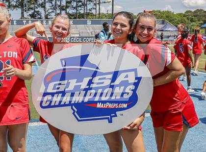 Thumbnail 2 in Milton vs. Creekview (GHSA Division 2 Championship) photogallery.